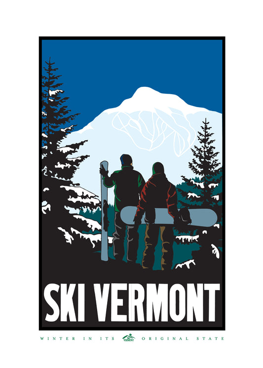 Ski Vermont Poster - 2007