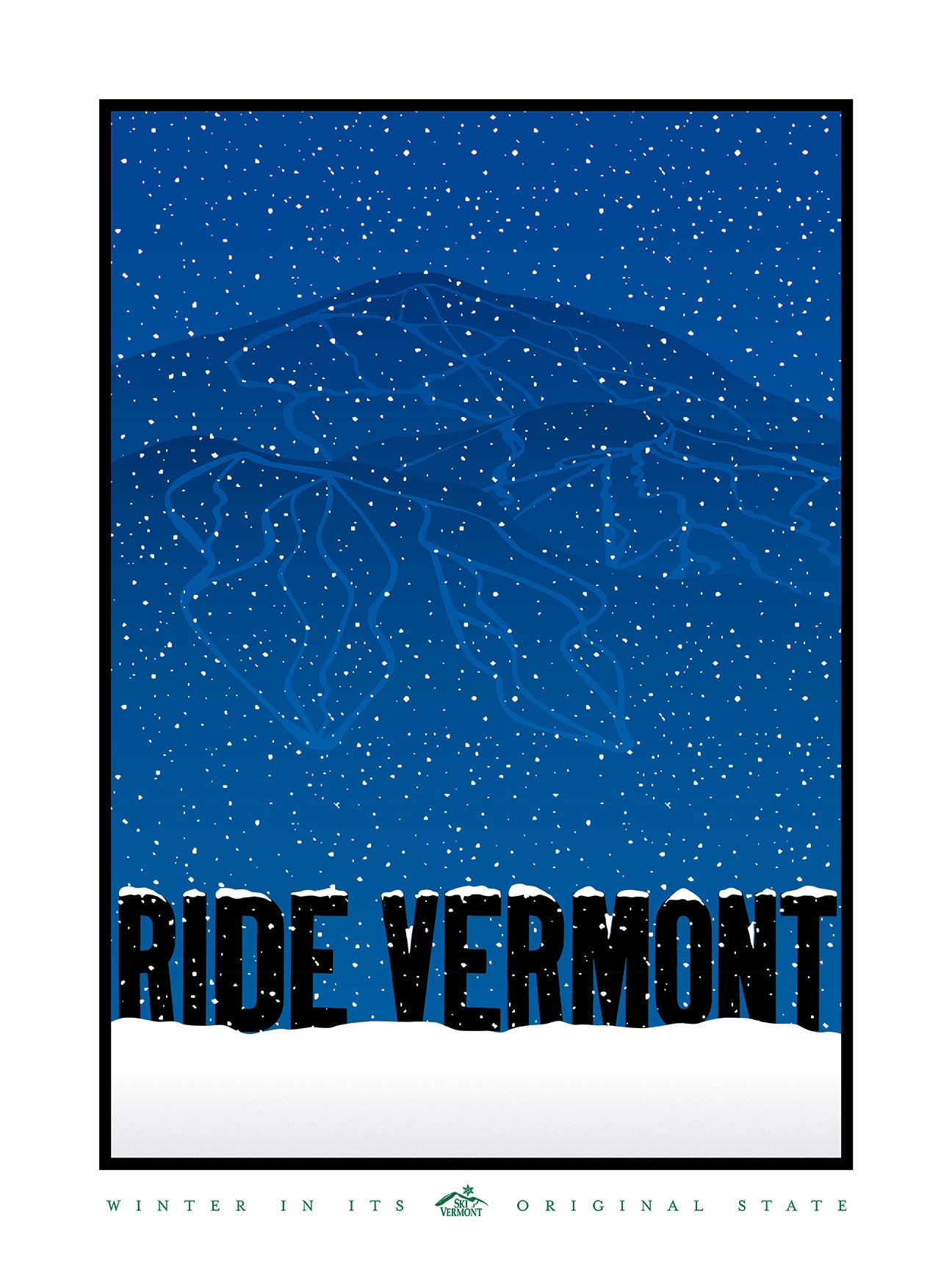 Ride Vermont Poster - 2013