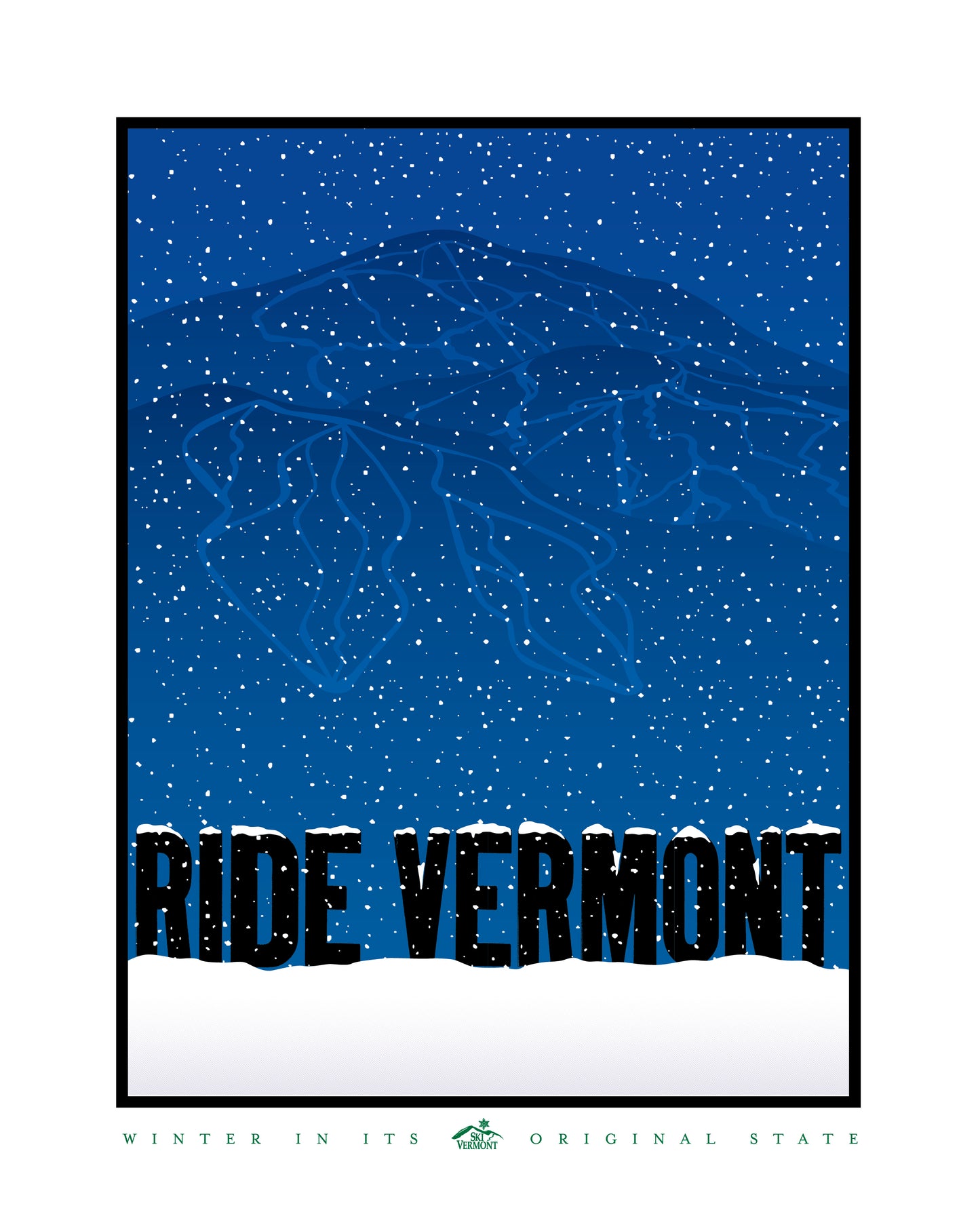 Ride Vermont Poster - 2013